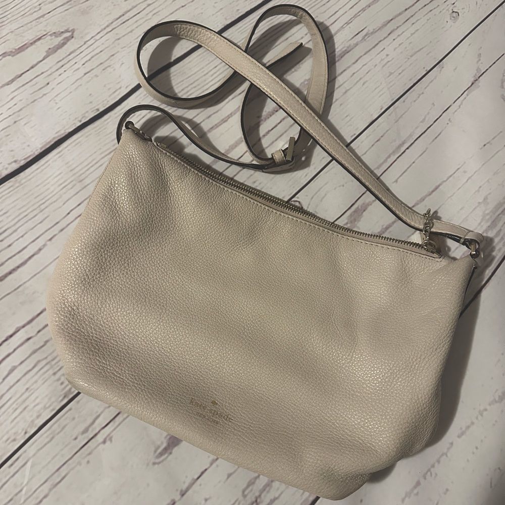 Vintage Y2K Aesthetic Kate Spade Pebble Leather Crossbody Purse